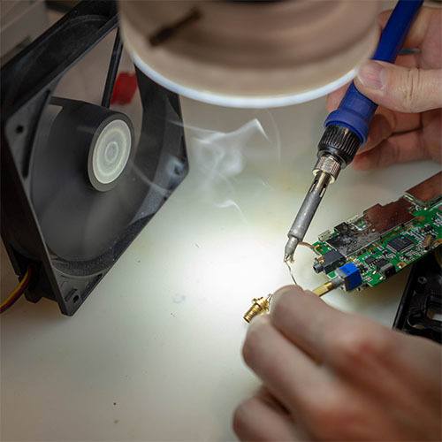 2 way radio repair solder electronics repair beerwah